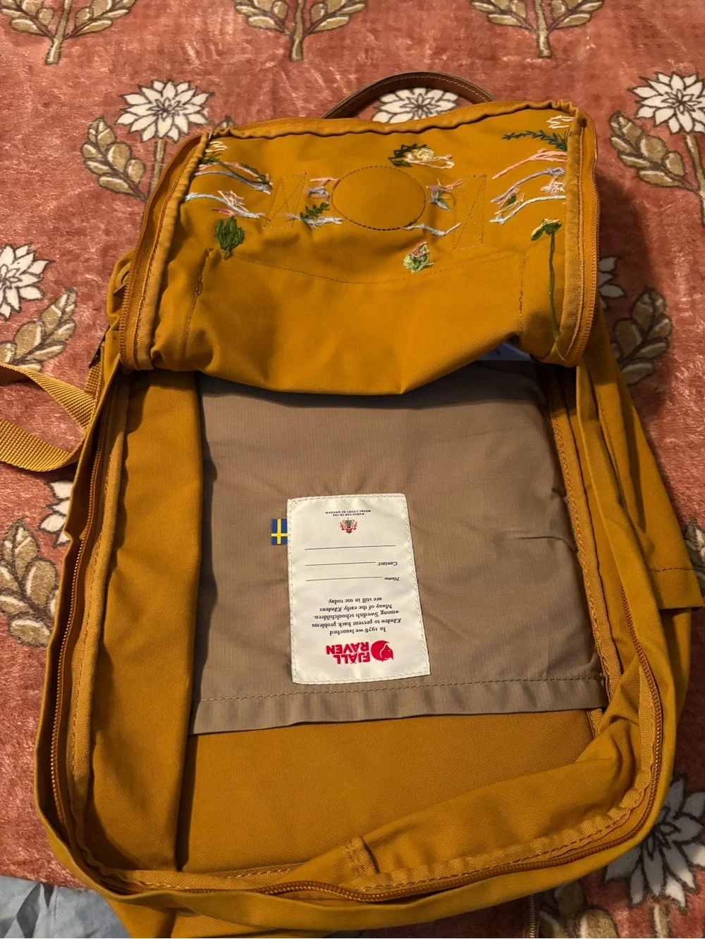Kånken No 2 Acorn Sedona Embroidered Backpack